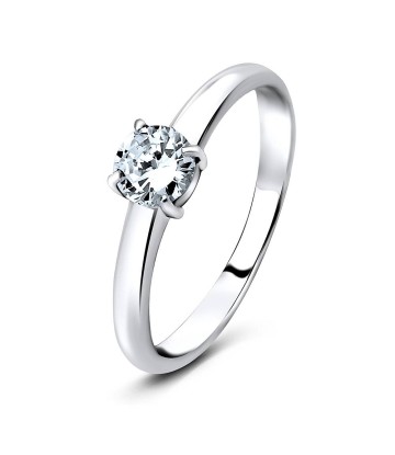 Circle CZ Silver Ring SCR-5-01